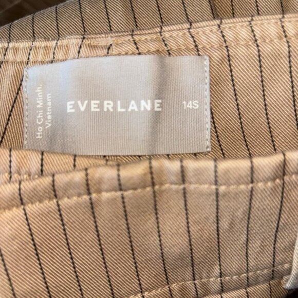 Everlane striped wide leg pants size 14 S - Picture 2 of 3